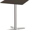 Classic Square Bistro Table 36" With Beveled-Edge Top And Cross Brushed Metal Base - Espresso 2 Classic Square Bistro Table 36" With Beveled-Edge Top And Cross Brushed Metal Base - Espresso -Office Furniture Store 01c3a2dc7b1fcababec85e2d5d04