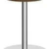 Classic Round Meeting Table 24" With Round Brushed Metal Base - Modern Walnut 2 Classic Round Meeting Table 24" With Round Brushed Metal Base - Modern Walnut -Office Furniture Store 02acd128483011b26928c39d2601