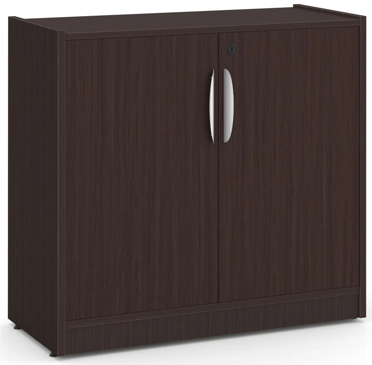 Heavy Duty Bookshelves With Door Kit - 2 Shelf In Espresso 3 Heavy Duty Bookshelves With Door Kit - 2 Shelf In Espresso