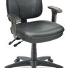 Comformatic Tilt Seat & Back Chair With Arms - Black Antimicrobial Vinyl -Office Furniture Store 0fd4347728267ccb6eb8f4b55072