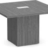 Classic Square-Edge Conference Table 4 Ft With Cube Base - Newport Grey -Office Furniture Store 10467b434003b0e50a22f08f4a88