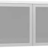 Classic Wall-Mounted Hutch With Glass Doors - White -Office Furniture Store 10a4c60dbfab75392e414427018b