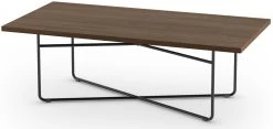 Coopertown Rectangular Coffee Table 24" X 48" - Modern Walnut