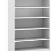 Heavy Duty Bookshelves - 5 Shelf In White 1 Heavy Duty Bookshelves - 5 Shelf In White -Office Furniture Store 1833b61b4726067c3edc090756ba