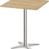 Classic Square Bistro Table 36" With Cross Brushed Metal Base - Aspen -Office Furniture Store 1d487c60059ca408532fde66ec41