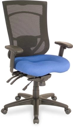 CoolMesh Pro Executive High Back Chair - Blue Fabric