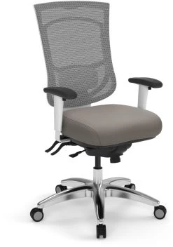 CoolMesh Pro Plus Executive High Back Chair - Grey Antimicrobial Vinyl