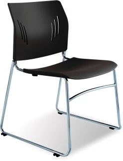 Tela Guest Chair - Black