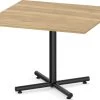 Classic Square Meeting Table 42" With Black Metal Base - Aspen -Office Furniture Store 2c7c8ded86a3a29f1b8aabd0de7b