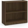 Heavy Duty Bookshelves - 2 Shelf In Modern Walnut -Office Furniture Store 2ecdedae11ffa8336e4b6ea450bb