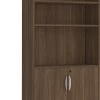 Heavy Duty Bookshelves With Door Kit - 6 Shelf In Modern Walnut -Office Furniture Store 300f5628f917123c7f18e0014fd8