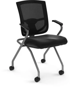 CoolMesh Pro Nesting Chair - Black Antimicrobial Vinyl