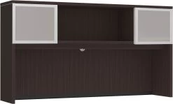 Classic Hutch 66" With 2 Glass Doors - Espresso