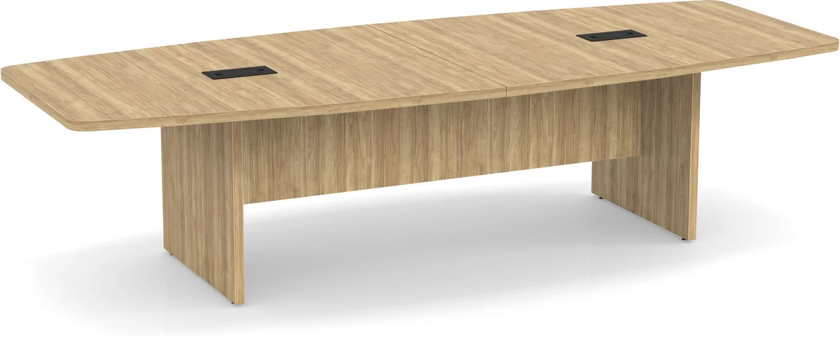 Classic Boat-Shape Conference Table 10 Ft - Aspen 3 Classic Boat-Shape Conference Table 10 Ft - Aspen