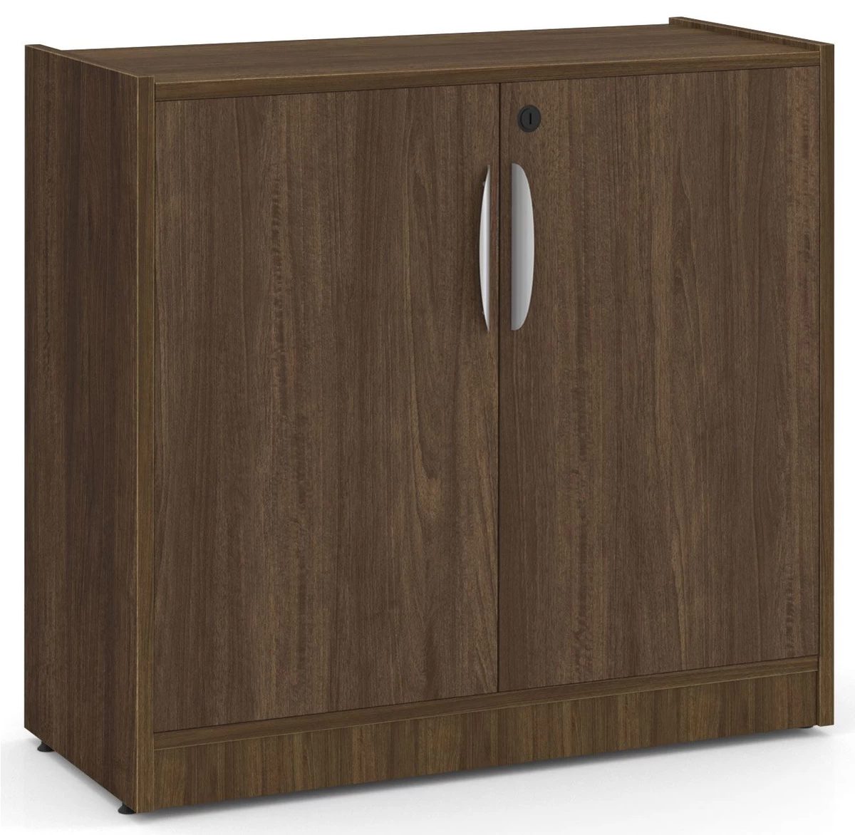 Heavy Duty Bookshelves With Door Kit - 2 Shelf In Modern Walnut 2 Heavy Duty Bookshelves With Door Kit - 2 Shelf In Modern Walnut