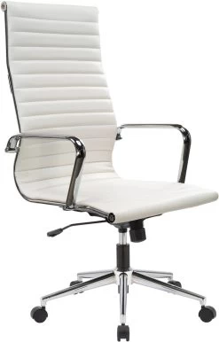Nova High Back Chair - White