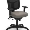 CoolMesh Executive Mid Back Chair - Grey Antimicrobial Vinyl