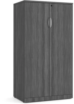 Locking Double Door Storage Cabinet - Newport Grey