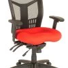 CoolMesh Executive High Back Chair - Red Fabric
