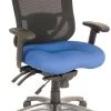 CoolMesh Pro Executive High Back Chair - Blue Fabric With Titanium Base -Office Furniture Store 44a0dbb823940478b0145cb29a7b