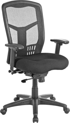 CoolMesh Executive High Back Chair - Black Fabric