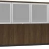 Classic Hutch 60" With 4 Glass Doors - Modern Walnut 2 Classic Hutch 60" With 4 Glass Doors - Modern Walnut -Office Furniture Store 549176924bb795bcb95b93834a48 2
