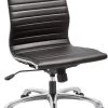 Nova Mid Back Chair Without Arms - Black -Office Furniture Store 5c13f532076841108e1e28d40774