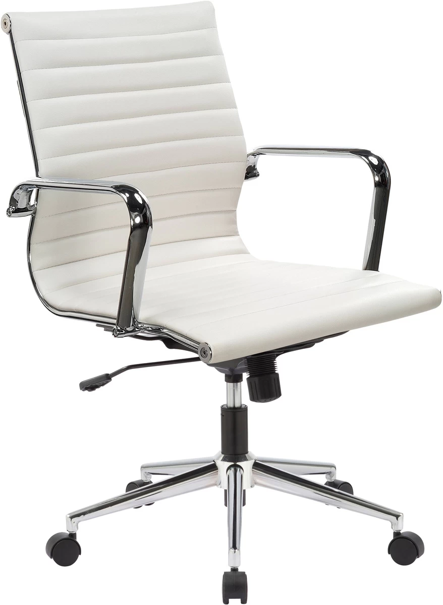 Nova Mid Back Chair - White 3 Nova Mid Back Chair - White