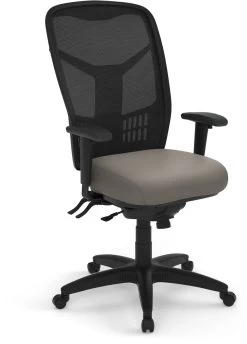 CoolMesh Executive High Back Chair - Grey Antimicrobial Vinyl
