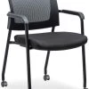 Aero Stackable Guest Chair With Castors