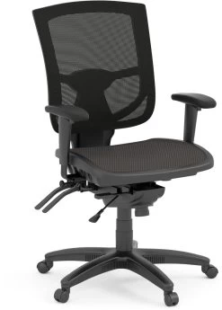 CoolMesh Pro Executive Mid Back Chair - Black Mesh