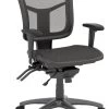 CoolMesh Executive Mid Back Chair - Black Mesh With Titanium Base