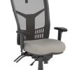 CoolMesh Executive High Back Chair - Grey Antimicrobial Vinyl With Headrest -Office Furniture Store 85a206585f87d3c58b9502236f87