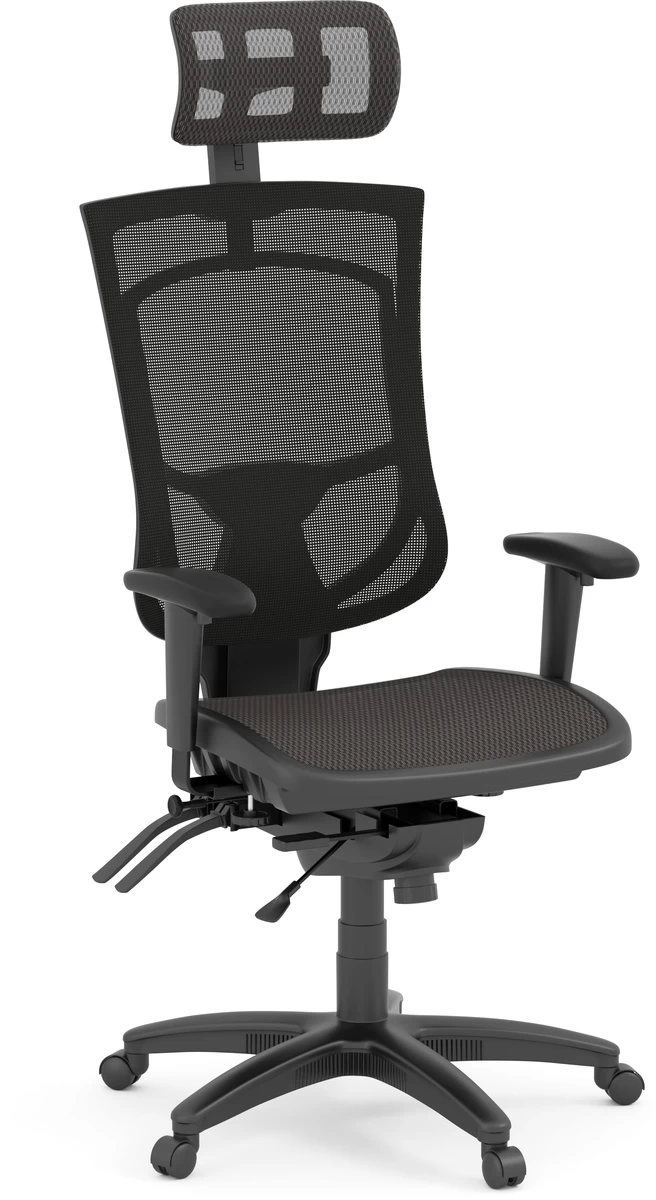 CoolMesh Pro Executive High Back Chair - Black Mesh With Headrest 3 CoolMesh Pro Executive High Back Chair - Black Mesh With Headrest