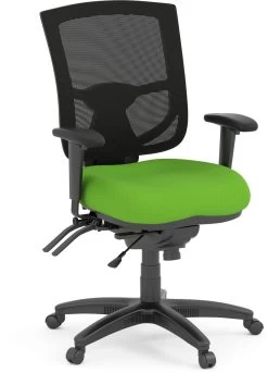 CoolMesh Pro Executive Mid Back Chair - Green Fabric