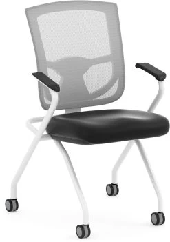 CoolMesh Pro Plus Nesting Chair - Black Antimicrobial Vinyl