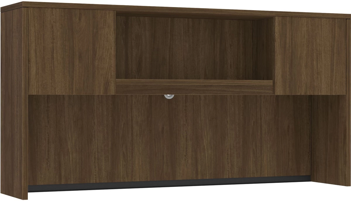 Classic Hutch 60" With 2 Doors - Modern Walnut 3 Classic Hutch 60" With 2 Doors - Modern Walnut