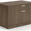 Elements 2-Drawer Personal Storage Cabinet - Modern Walnut Base And Top -Office Furniture Store 9aed5dfc71c7a6c4867c3dd07f27