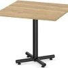 Classic Square Meeting Table 36" With Black Metal Base - Aspen -Office Furniture Store 9bc03ea4ed362b2d8ee75615ab15