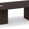 Classic Racetrack Conference Table 10 Ft With Cube Base - Espresso -Office Furniture Store 9e855d4977b748437c62234f0814 1