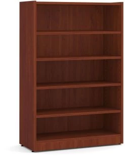Heavy Duty Bookshelves - 5 Shelf In Cherry