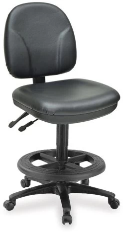 Comformatic Drafting Chair In Antimicrobial Vinyl