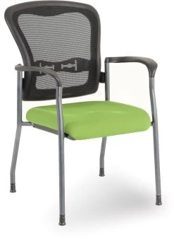 Spice! Stackable Mesh Guest Chair - Green
