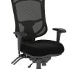 CoolMesh Pro Executive High Back Chair - Black Fabric With Headrest -Office Furniture Store a8777ab0d089d95ea07e9fe68226