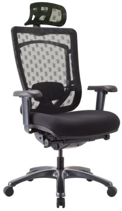 Focus High Back Mesh Chair With Headrest