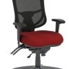 CoolMesh Pro Executive High Back Chair - Red Fabric With Titanium Base -Office Furniture Store aaca3c78d5aeef1a4ecbfd776872