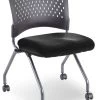 Agenda II Nesting Chair Without Arms - Black Antimicrobial Vinyl -Office Furniture Store acc09d1b6f72c007169b4a367729