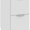 Classic Locking Mobile Pedestals - 2 Drawer In White -Office Furniture Store ae0aa36b976e12a1243e6cb845bc