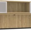 Classic Hutch 60" With 2 Glass Doors - Aspen -Office Furniture Store b7b489f0650cd45ba50e7db8b317