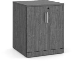 Mobile Locking Double Door Cabinet - Newport Grey